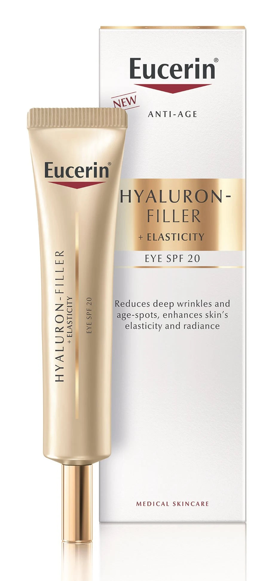 Eucerin Hyaluron-Filler + Elasticity Eye Cream SPF 20 15ml carton